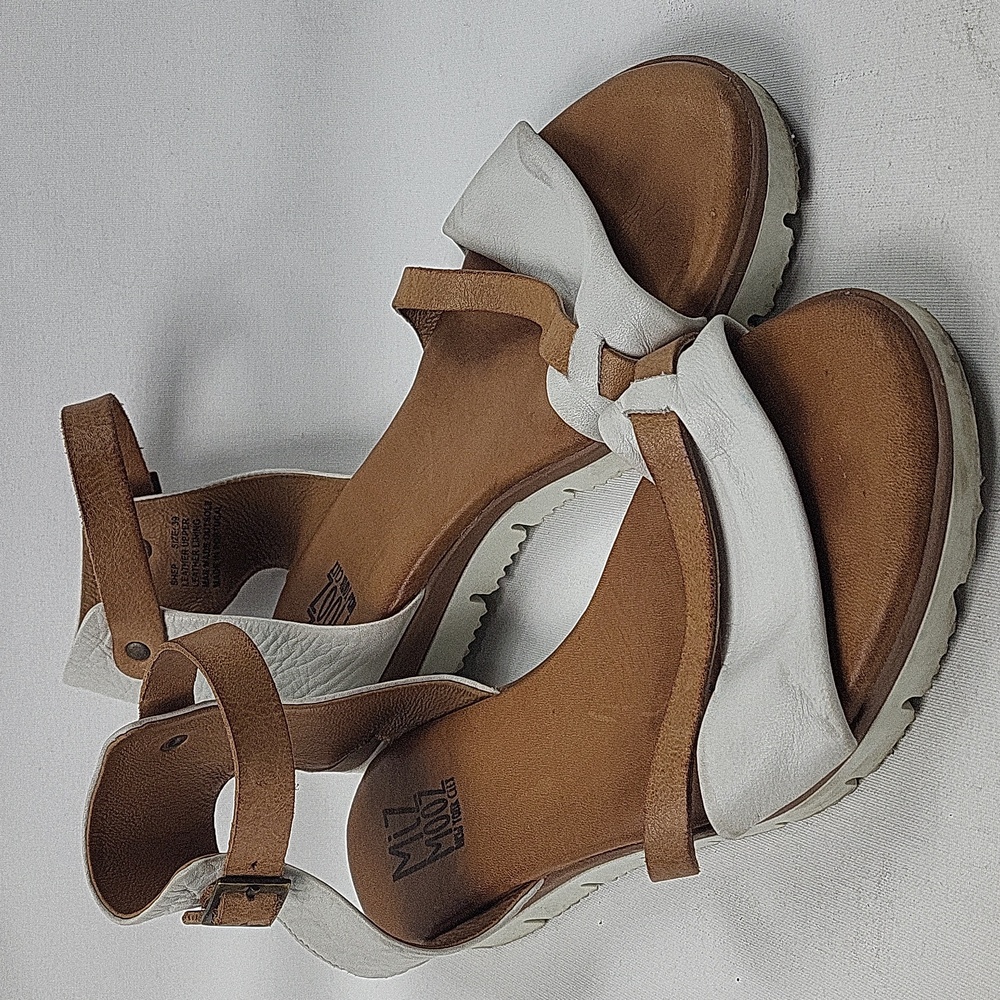 Miz Mooz Shep Strappy Leather Sandals Size 39